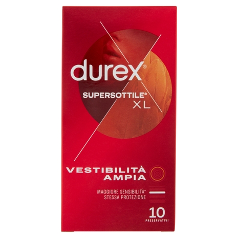 durex Supersottile* XL 10 Preservativi